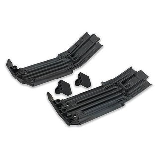 Traxxas  7744 Skidplate, vorn (1), hinten (1) Gummi-Aufprall-Dmpfer (2)