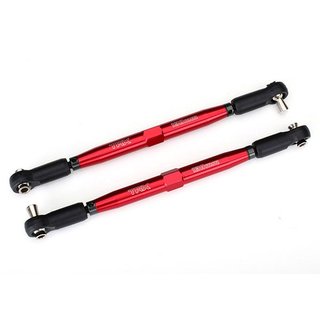 Traxxas  7748R Vorspurstange X-Maxx rot 7075-T6 Alu