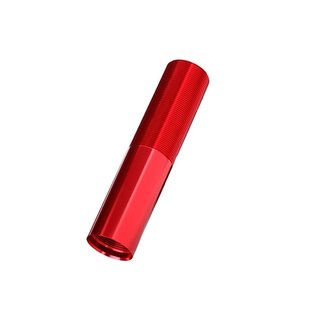 Traxxas  7765R Dmpfer-Gehuse, GTX Dmpfer (Aluminum, rot-eloxiert) (1)