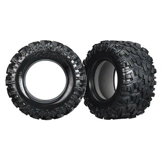 Traxxas  7770X Tires, Maxx AT (left & right) (2)/ foinserts (2)