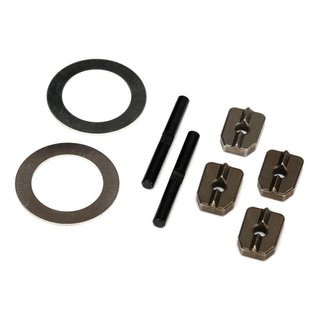 Traxxas  7783X Spider gear shaft (2)/ spacers (4)/16x23.5x.5 stainless wash