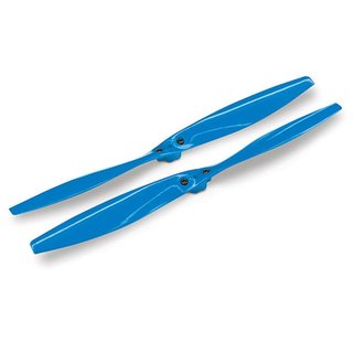 Traxxas  7929 Rotorblatt-Set, blau (2) (with Schrauben)