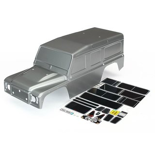 Traxxas  8011X Karo, Land Rover Defender, graphite silber +Decals
