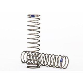 Traxxas  8045 Dmpfer-Feder (GTS)  Natural (0.61 rate) (2) Streifen blau