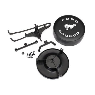 Traxxas  8074 Ersatzrad-Halter / Mounting Bracket / Abdeckung + KT
