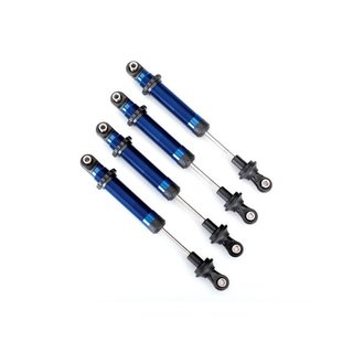 Traxxas  8160X Dmpfer, GTS, Alu blau (ohne Federn) (4) (fr #8140X)