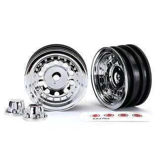 Traxxas  8175 Felgen 1.9 Chrome (2) inkl. Center Caps (2) +Decal