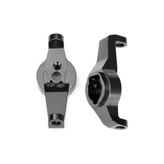 Traxxas  8232A Caster blocks Alu charcoal grau l/r