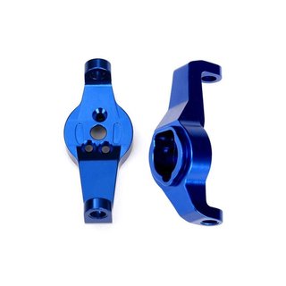 Traxxas 8232X Caster blocks Alu blau l/r