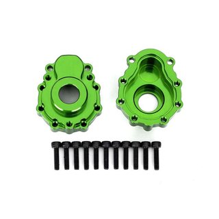 Traxxas  8251G Portal-Gehuse auen Alu grn