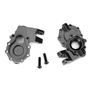 Traxxas  8252A Portal-Gehuse innen vorn Alu charcoal grau