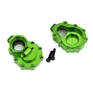 Traxxas  8253G Portal-Gehuse innen hinten Alu grn