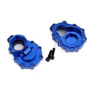 Traxxas  8253X Portal-Gehuse innen hinten Alu blau