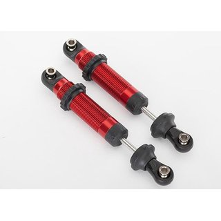 Traxxas  8260R Dmpfer GTS hart-eloxiert, rot montiert inkl Federhalter