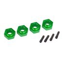 Traxxas  8269G Radmitnehmer 12mm Hex, 6061-T6 Alu gr�n...