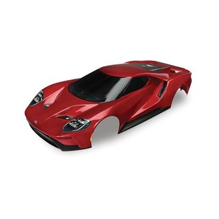 Traxxas  8311R Karosserie Ford GT, rot (lackiert + Aufkleber)