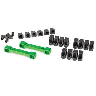 Traxxas  8334G Querlenkerhalter Alu grn v/h / Inserts