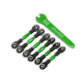 Traxxas  8341G Turnbuckles Alu grn CberLinks 32mm v(2)/28mm h(2) Toe Lin