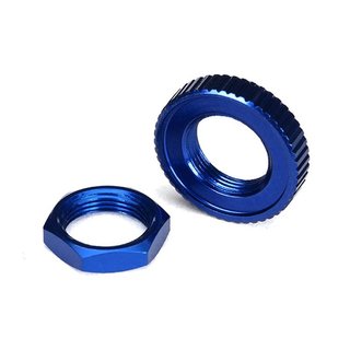 Traxxas  8345 Servo Saver Mu rn Alu blau (hex (1), serrated (1))