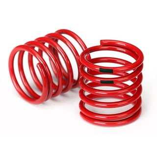 Traxxas  8364 Dmpfer-Feder rot (4.4 rate, schwarzer Streifen) (2)