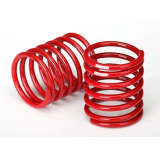 Traxxas  8366 Dmpfer-Feder rot (2.8 rate, weier Streifen) (2)