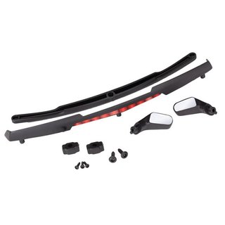 Traxxas  8388 Seiten-Spiegel schwarz l/r, Spiegel-retainers, Spoiler, Spoi