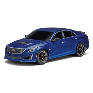 Traxxas  8391A Karo, CADILLAC CTS-V, blau lackiert inkl. Decals