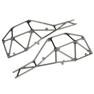 Traxxas  8430X Tube-Chassis, Seiten-Sektion l&r (satin schwarz chrome-plate