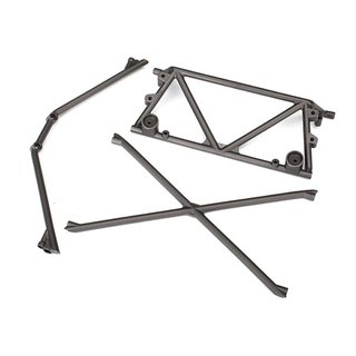 Traxxas  8433 Rohrrahmen-Chassis, Center-Support, Kfig oben, Kfig-Suppor