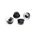 Traxxas  8447A Kragen-Stoppmu r 5mm Alu verzahnt (4) schwarz
