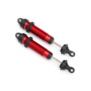 Traxxas  8460R Dmpfer GTR 139mm rot Alu (gebaut ohne Federn) hi Gewinde (2