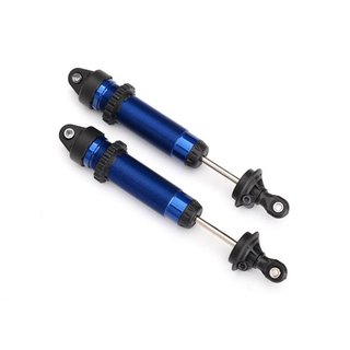 Traxxas  8460X Dmpfer GTR 139mm blau Alu (gebaut ohne Federn) hi Gewinde (