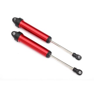 Traxxas  8461R Dmpfer GTR 160mm rot Alu (gebaut ohne Federn) hi ohne Gewin