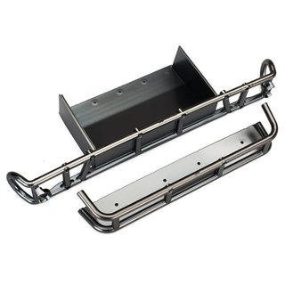 Traxxas  8536X Bumper+Extension hinten (satin schwarz chrome-plated)
