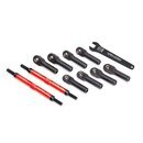 Traxxas  8638R Vorspur-Stangen E-Revo VXL Alu rot...