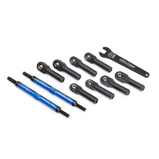 Traxxas  8638X Vorspur-Stangen E-Revo VXL Alu blau eloxiert mit Kugelpfanne