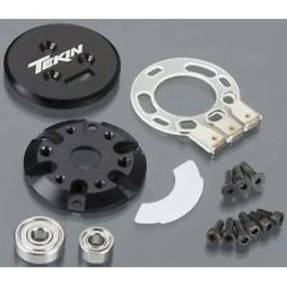 Tekin 2390 T8i Fr Endbell / Rear Cap / Bearing Set/ Scrs, solder tabs