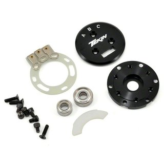 Tekin 2610 ROC412 BL Fr Endbell/RearCap/Bearing Set/Scrs/solder tabs