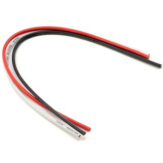 Tekin  3011 12awg Silicon Power Wire 3 pcs 12  Red/ Blk/ Wht