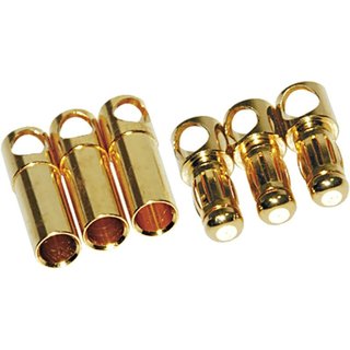 Tekin 3051 Banana 3.5mm Gold Power Connector (3 sets)