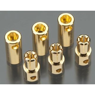 Tekin  3055 Solid High Power 5.5mm Gold nector (3 sets)