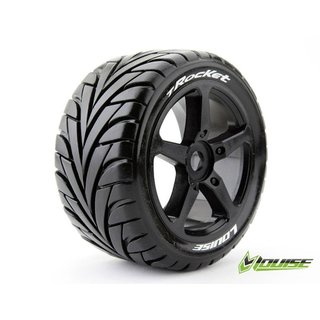 Louise LOUT3250B T-ROCKET Sport-Compound   Speichen-Felge schwarz