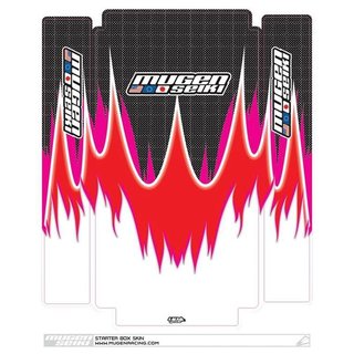 Mugen B0235-9 Startbox Dekor (weiss/rot) R2 On-Road