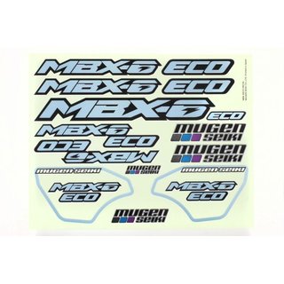 Mugen E1028 Dekorbogen MBX-6 eco