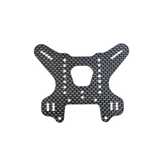 Mugen E2566-B DMPFER BEFESTIGUNGSPLATTE HA KOHLEFASER (Multi Wing)