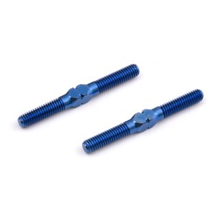 Team Associated 1414 FT Blue Titanium Turnbuckles, 1.125 in