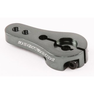 Alu Servo Arm 23Z kurz grau  (KO,Sanwa,JR,Graupner,Multiplex)