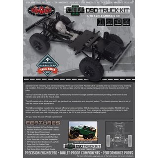 RC4WD ZK0060  Gelande II Truck Kit 1/10 Chassis Kit