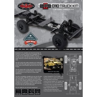 RC4WD ZK0061  Gelande II Truck Kit LWB 1/10 Chassis Kit