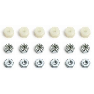 Team Associated 6295 Nuts & Locknuts, 4-40